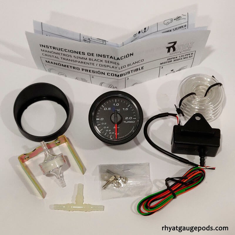 Turbolader-Manometer 52mm (-1 +2 bar)