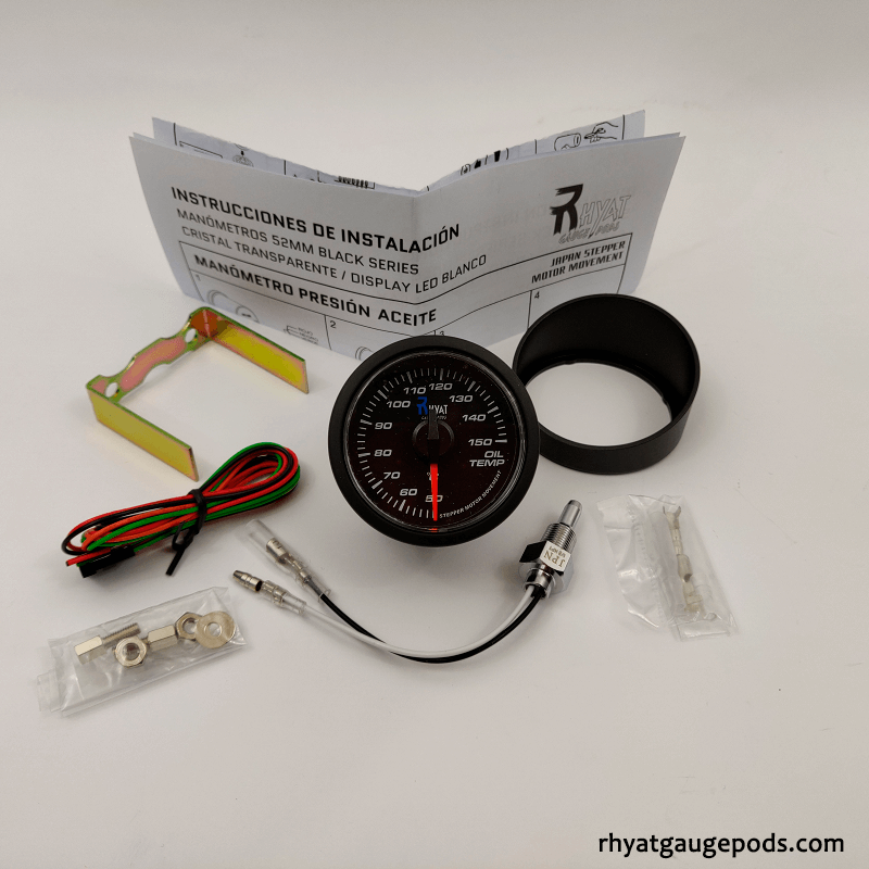 Öltemperatur-Manometer 52mm (50ºC 150ºC)