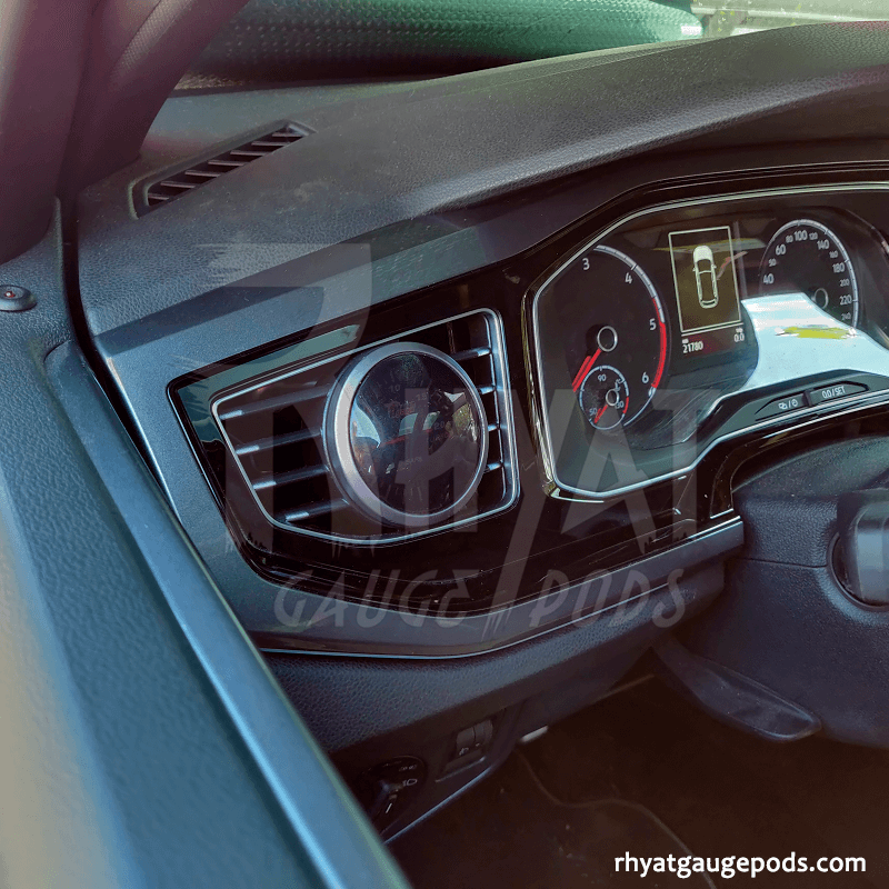 Porta manometro strumento laterale VW Polo 2G AW 60mm LHD