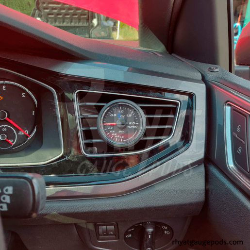 Porta manometro strumento laterale VW Polo 2G AW 52mm RHD