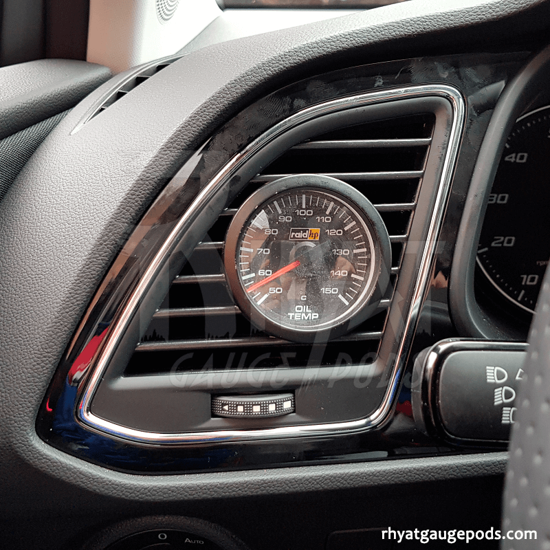 Soporte para manómetro lateral Seat León 5F MK3 52mm LHD Soporte para manómetro lateral Seat León 5F MK3 52mm LHD