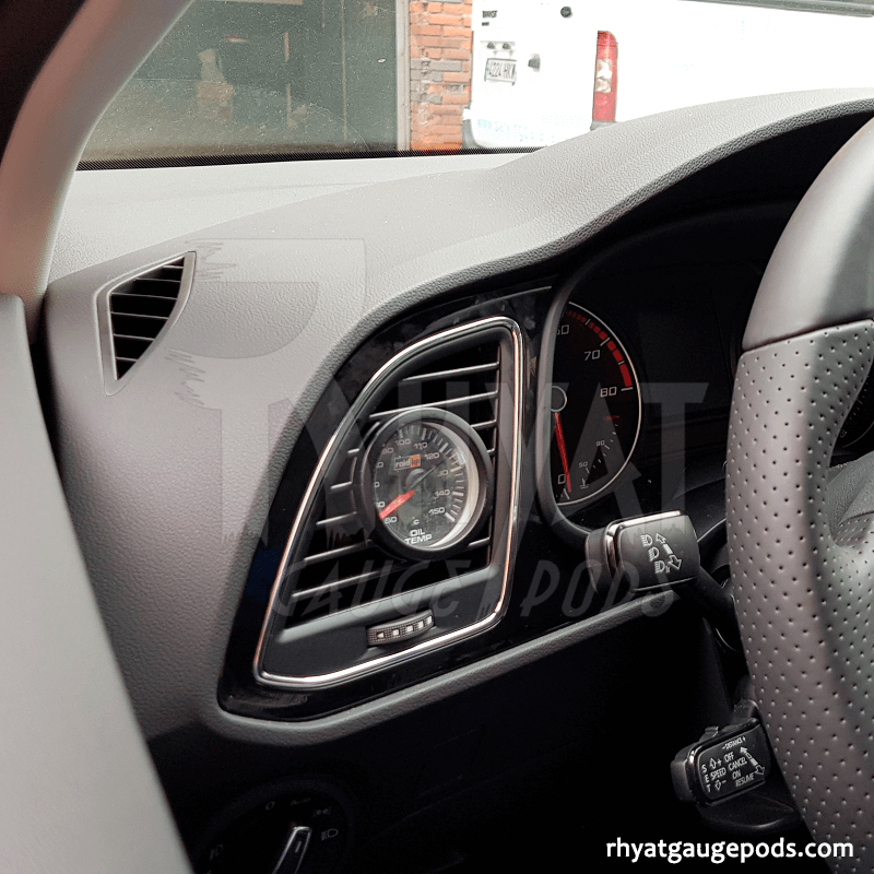 Soporte para manómetro lateral Seat León 5F MK3 52mm LHD Soporte para manómetro lateral Seat León 5F MK3 52mm LHD