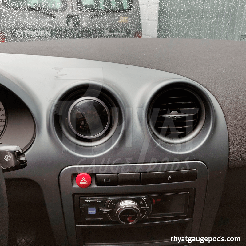 Soporte para manómetro Seat Ibiza 6L 60mm Soporte para manómetro Seat Ibiza 6L 60mm