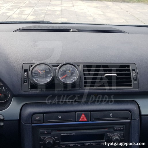 Audi A4 B6 double 52mm gauge pod