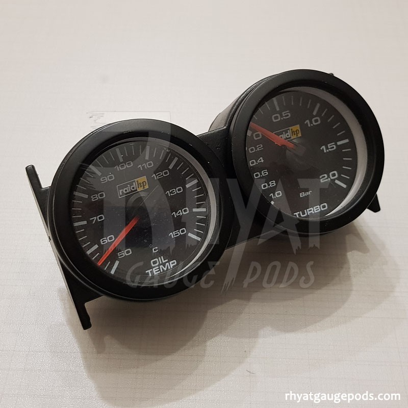 Soporte para manómetro doble Audi A4 B6 52mm