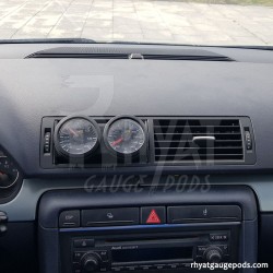 Doppio porta manometro strumento centrale Audi A4 B7 52mm