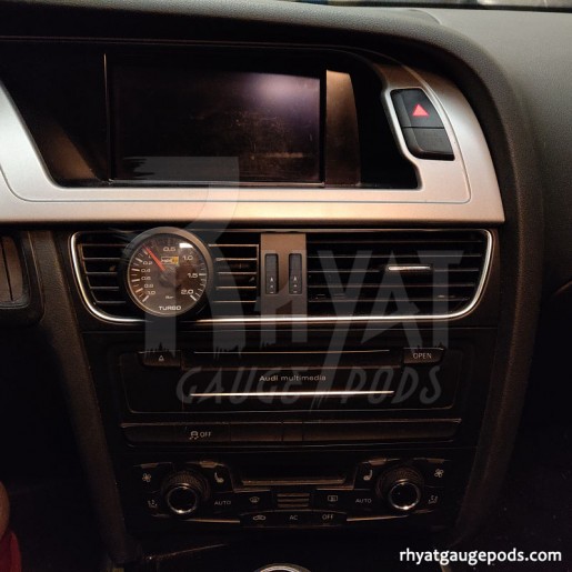 Porta manometro strumento centro sinistro Audi A5 8T 52mm