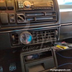 Soporte para manómetro central VW Golf MK2 52mm LHD