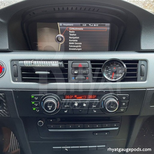 Porta manometro strumento centro destro BMW Serie 3 e90 52mm