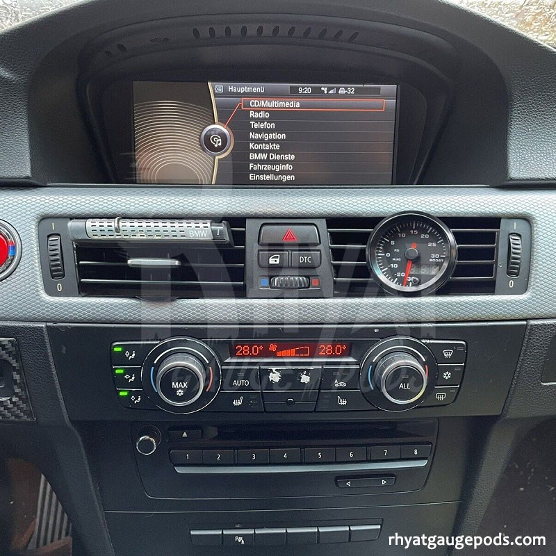 Soporte para manómetro Central Derecho BMW Serie 3 e93 52mm