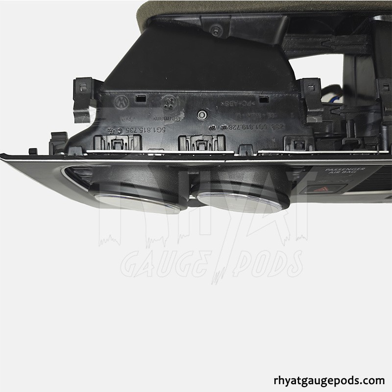 VW Golf MK7 52mm Zentral-Links 2-Loch Zusatzinstrumentenhalter VW Golf MK7 52mm Zentral-Links 2-Loch Zusatzinstrumentenhalter