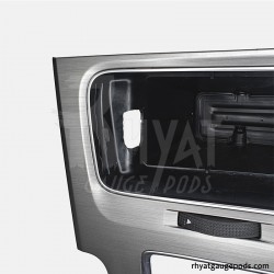 Soporte para manómetro central izquierdo doble VW Golf MK7 52mm