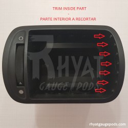 Support manomètre latéral Audi A3 8L MK1 60mm Support manomètre latéral Audi A3 8L MK1 60mm