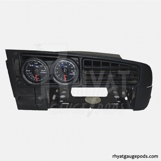 Soporte para manómetro central izquierdo doble VW Golf MK3 52mm