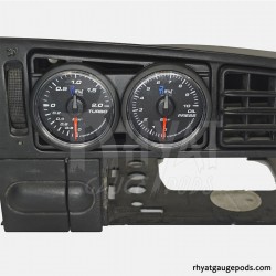 VW Jetta MK3 Middle Left double 52mm Gauge Pod VW Jetta MK3 Middle Left double 52mm Gauge Pod