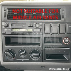 VW Transporter T4 52mm Gauge Pod