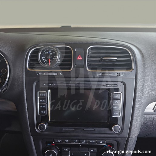 Porta manometro strumento centro sinistro VW Golf MK6 52mm LHD