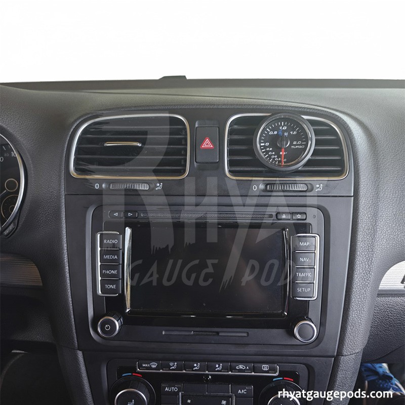 Soporte para manómetro central derecho VW Golf MK6 52mm RHD